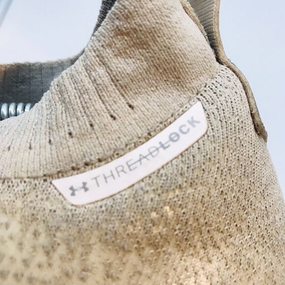 Under Armour Spotlight Lux MC Football Cleats Men's 9.5 White Silver 3022654-100 - Picture 10 of 12